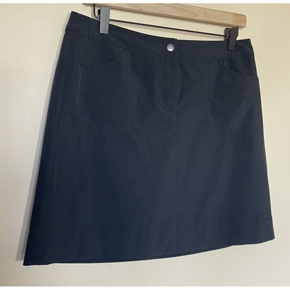 Cutter And Buck Black Hiking Skort Size 6 Has Pockets ! - Picture 1 of 4